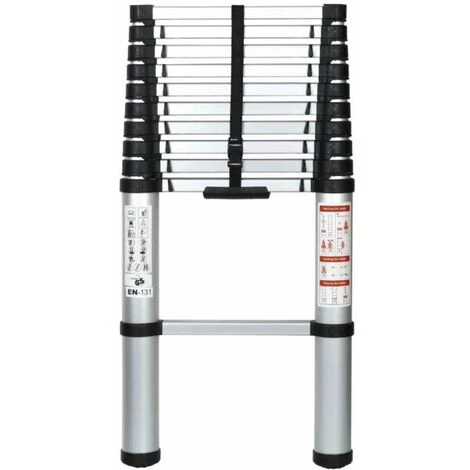 RIBIMEX Échelle Télescopique à 11 Barreaux 3.21M 3 RIBIMEX Échelle Télescopique à 11 Barreaux 3.21M