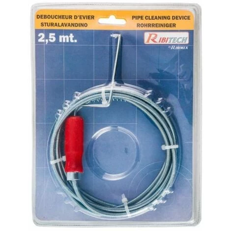 RIBIMEX Furet Déboucheur 2.5M Diam 6mm 4 RIBIMEX Furet Déboucheur 2.5M Diam 6mm – Image 2