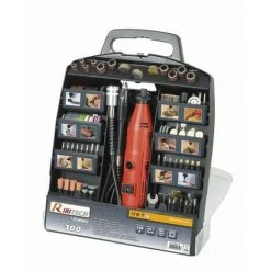 RIBIMEX Coffret Outil électrique Multifonctions Avec 300 Accessoires - Promkit300 - Ribitech - Multicouleur