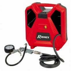 RIBIMEX Compresseur électrique Valise, 1100w, 1,5 CV + Accessoires