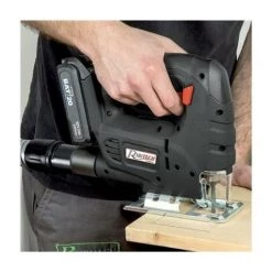 RIBIMEX Scie Sauteuse Sans Fil 20V Li-ion 4 Amp