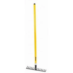 RIBIMEX Rateau 14 Dents, Manche Fibre 1m50