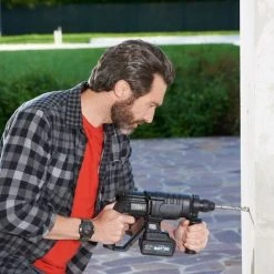 RIBIMEX Marteau Perforateur SDS PRO ''R-BAT20'', 2,2J, En Malette+bat 4A/h 20volt+charg Rapide+accessoires -RIBIMEX Soldes 25440210 3