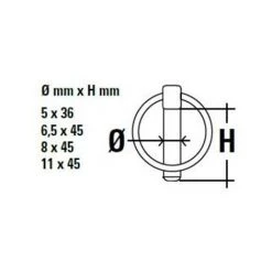 RIBIMEX Lot 50 Goupilles Clips En Coffret -RIBIMEX Soldes 3013762 3