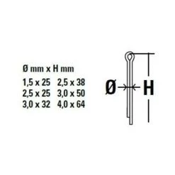 RIBIMEX Lot 555 Goupilles Fendues En Coffret -RIBIMEX Soldes 3013770 3