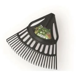 RIBIMEX Balai à Feuilles/gazon Plastique Largeur 64cm Avec Manche Bois 25mm*135cm