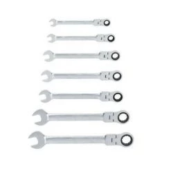 RIBIMEX Jeu De 7 Clés Mixtes à Cliquet