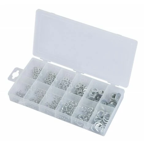 RIBIMEX Boite De ± 350 Rondelles En Acier Galvanisé. 5 RIBIMEX Boite De ± 350 Rondelles En Acier Galvanisé. – Image 3