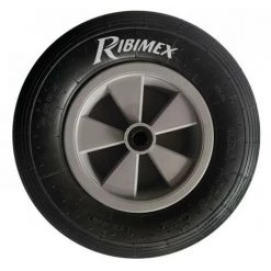 RIBIMEX Roue Gonflable Pour Brouette 400mm Axe 25 Mm Avec Roulements à Aiguilles