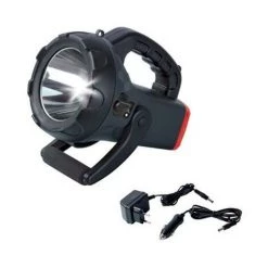 RIBIMEX Lampe Torche Rechargeable Longue Portée LED Professionnelle 10 W