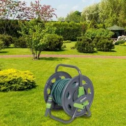 RIBIMEX Dévidoir RIBILAND PRA-DB-1104 - Enrouleur Avec Tuyau D'arrosage - 15 M - Ø 12,5 Mm -RIBIMEX Soldes 40591853 4