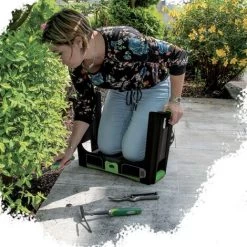 RIBIMEX Agenouilloir - Ribiland - Banc Réversible - Tabouret Avec Rangement Pour L'entretien De Vos Jardins -RIBIMEX Soldes 40591854 4