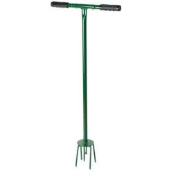 RIBIMEX Bêche à Griffe - Ribiland PRGB1 - Manuelle à 5 Dents - Haute Résistance - Utilisation Debout