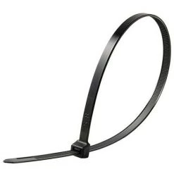 RIBIMEX Colliers Autobloquants Noirs, Type électricien, 2,5x160mm, 100 Pces