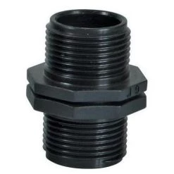 RIBIMEX Raccord Double Mâle 3/4'' - 3/4'' Plastique