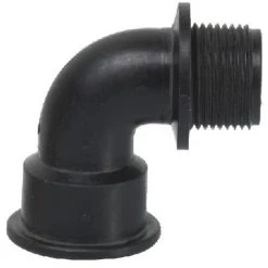 RIBIMEX Raccord Coudé Mâle/femelle 1''-1'' Plastique