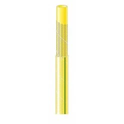 RIBIMEX Tuyau TUBIROLL Tricoté Antivrille Jaune Trans, 25m Diam 15mm