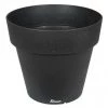 RIBIMEX Pot à Fleurs Rond En Caoutchouc, Diam.48cm, Hauteur 40cm, Coloris Ardoise