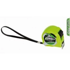 RIBIMEX Mesure 3m X 19 Mm Boîtier Soft Touch, Marquage Vertical Et Horizontal