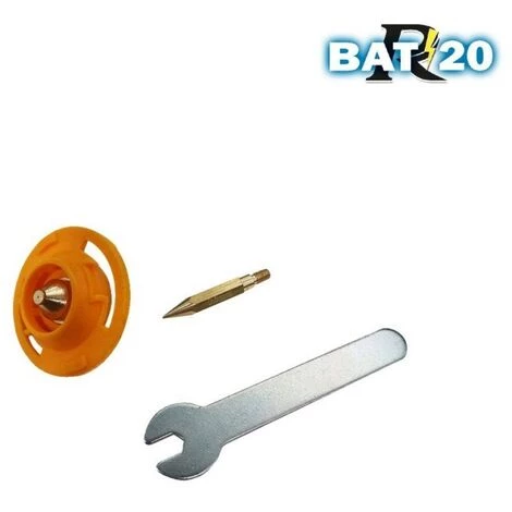 RIBIMEX Buse Complète ''R-BAT20' 0,5mm Spéciale Désinfection Et Pulvérisation Jardin, Pour PRBAT20/PP 3 RIBIMEX Buse Complète ''R-BAT20' 0,5mm Spéciale Désinfection Et Pulvérisation Jardin, Pour PRBAT20/PP