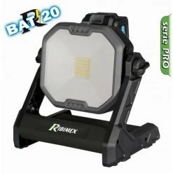 RIBIMEX SPOT ''R-BAT20'' 1200/2400 Lumens, Rotatif, 20 Volt