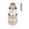 RIBIMEX Raccord Rapide Air Automatique Universel, Fileté 1/4''M -RIBIMEX Soldes 51640223 1