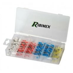 RIBIMEX Lot 180 Cosses électriques Thermorétractables En Coffret