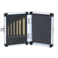 RIBIMEX Lot De 6 Forêts à Ailettes Pour Verre, Céramique, Miroir En Valisette