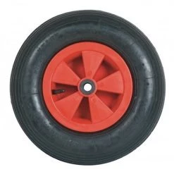 RIBIMEX Roue Pour Brouette 400mm Jante Plastique 20 Mm