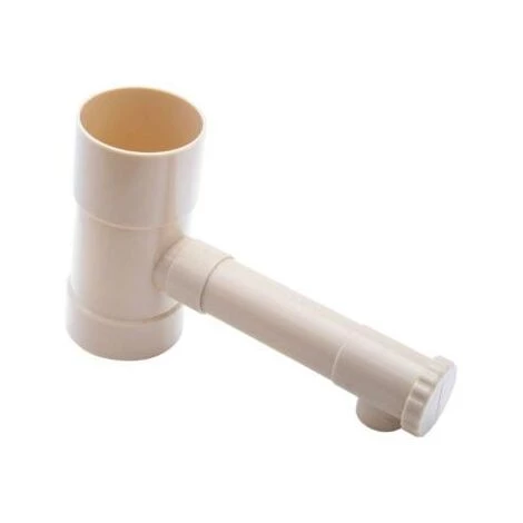 RIBIMEX Récupérateur D'eau De Pluie 80 Mm Sur Gouttière Couleur Beige - Sable 3 RIBIMEX Récupérateur D'eau De Pluie 80 Mm Sur Gouttière Couleur Beige - Sable