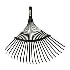 RIBIMEX Balai à Gazon Métallique 22 Dents