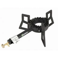 RIBIMEX Réchaud Gaz 3 Pieds Fonte, Brûleur Fonte 8000 Watt