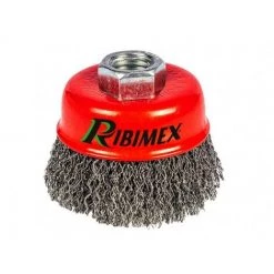 RIBIMEX Brosse Métal Pour Meuleuse, écrou M14, Diam.75mm