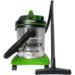 RIBIMEX Aspirateur Eau Et Poussières ''ASPIRIX20'', Bidon 20L, Avec Prise électrique