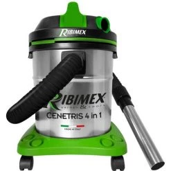 RIBIMEX Aspirateur 4 En 1 Eau/poussières/cendres/soufflerie ''CENETRIS'', Bidon 20L