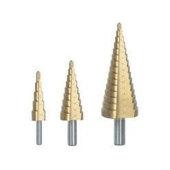 RIBIMEX Lot De 3 Fraises étagées Coniques HSS -RIBIMEX Soldes 72682 3