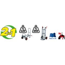 RIBIMEX Diable 2 En 1 250 Kg -RIBIMEX Soldes 7300955 4