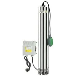 RIBIMEX Pompe Immergée Inox11000w, 65m Avec Tableau élec Et Flotteur