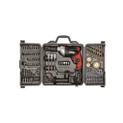RIBIMEX Coffret Perceuse à Percussion 810W Avec 92 Accessoires