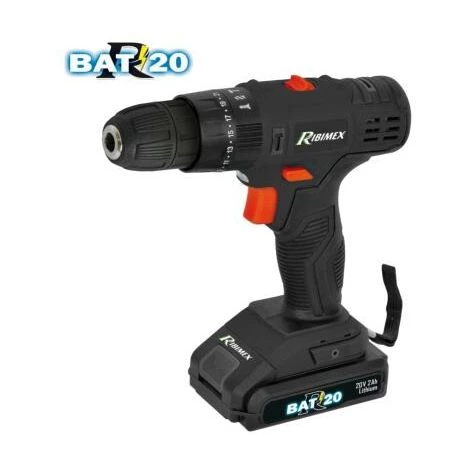 RIBIMEX Perceuse-Visseuse Sur Batterie R-BAT20 3 RIBIMEX Perceuse-Visseuse Sur Batterie R-BAT20